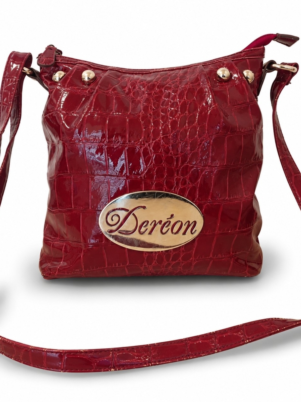 2000's DERION Leather Shoulder Bag.